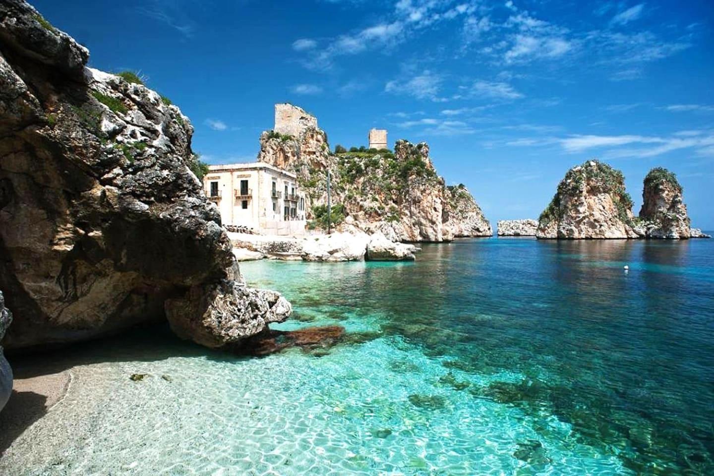 Villa Hibiscus Scopello Scopello  Exteriör bild